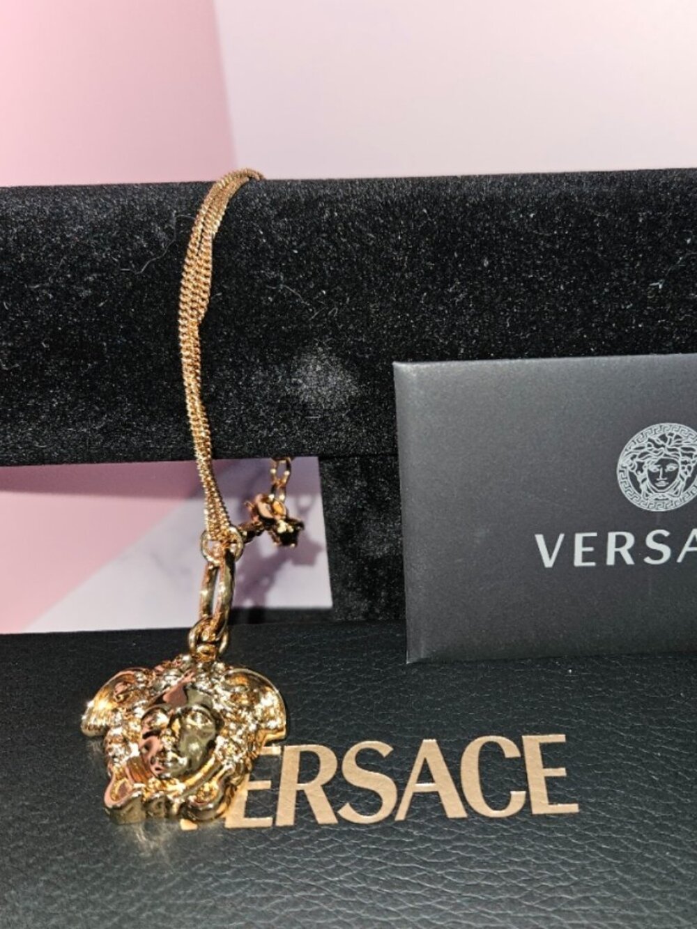 Versace La Medusa Gold Medallion Charm Bracelet